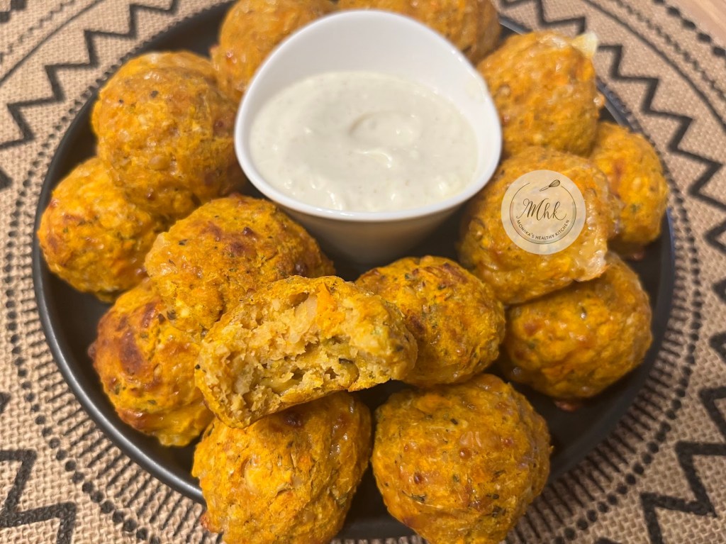 🧆Протеинови топчета с моркови, нахут и кашкавал&nbsp;🥕🧀🌿